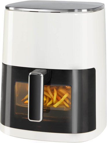 Air Fryer, 6-Quart with Viewing Window, 12-in-1 Functions - Air Fry, Roast, Reheat, Dehydrate, Bake, Steam, and More, 400°F Max