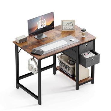 Computer Desk with Drawers for Home Office with Storage