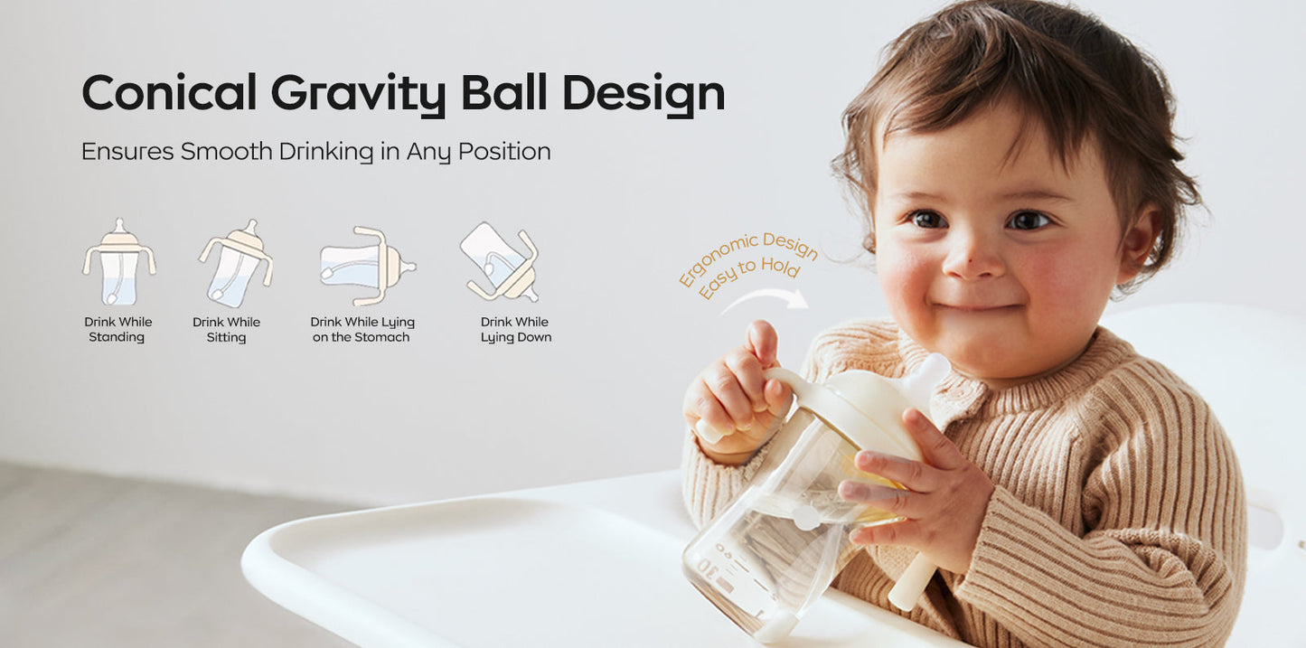 Tilted Anti-Spill Sippy Cup