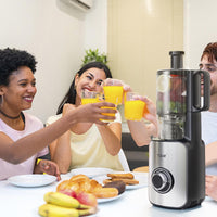 Slow Masticating Juicer - 4.8″ Wide Chute for Whole Fruits & Veggies