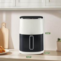 Air Fryer, 6-Quart with Viewing Window, 12-in-1 Functions - Air Fry, Roast, Reheat, Dehydrate, Bake, Steam, and More, 400°F Max