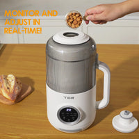 10-in-1 Electric Nut Milk Maker - 40oz, Auto-Clean, Delay Start & Keep Warma