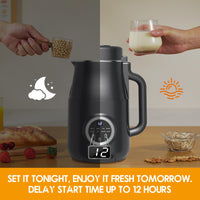10-in-1 Electric Nut Milk Maker - 40oz, Auto-Clean, Delay Start & Keep Warma