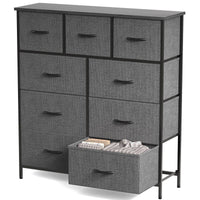 9 Drawer Combination Storage Fabric Cabinet