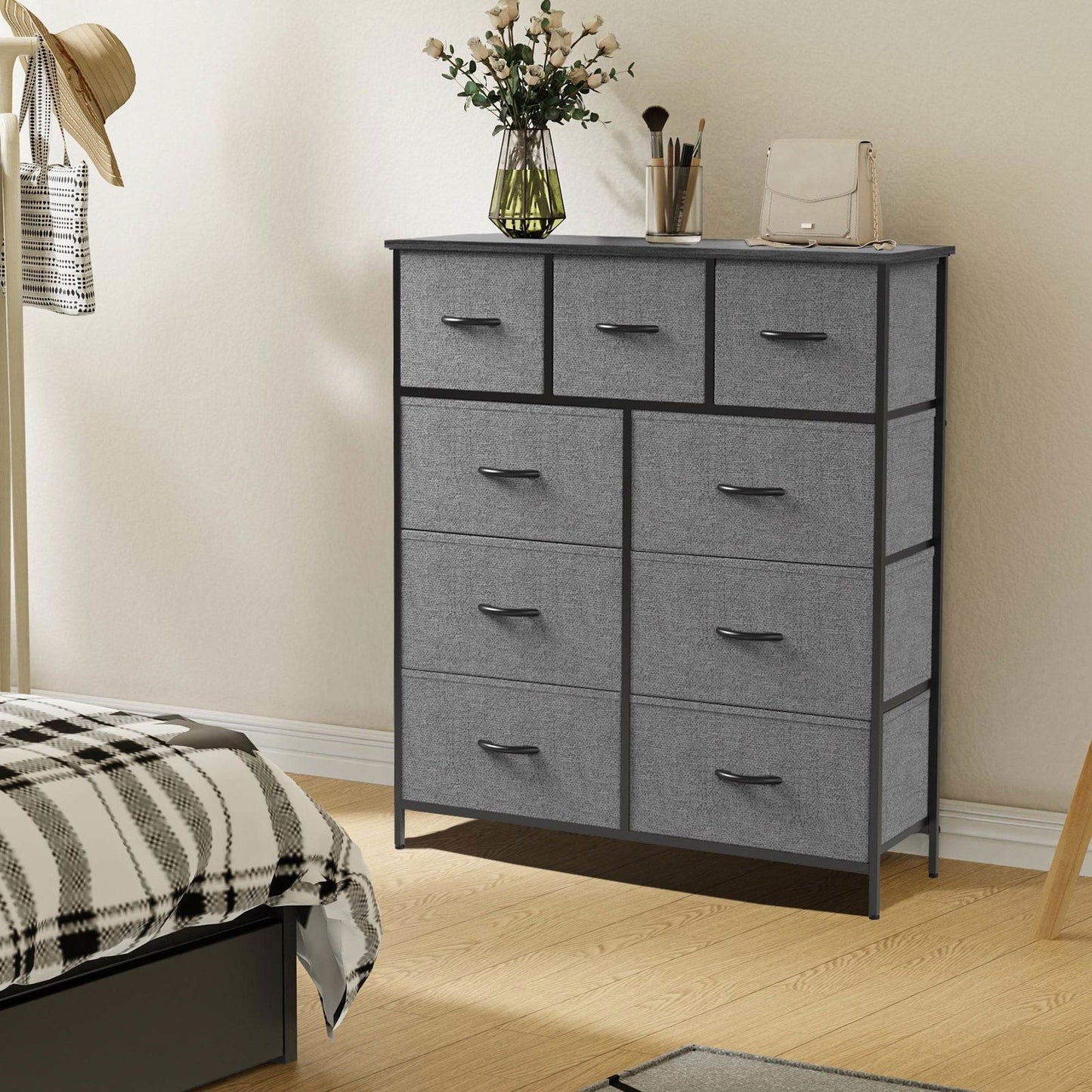 9 Drawer Combination Storage Fabric Cabinet