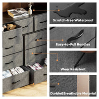 9 Drawer Combination Storage Fabric Cabinet