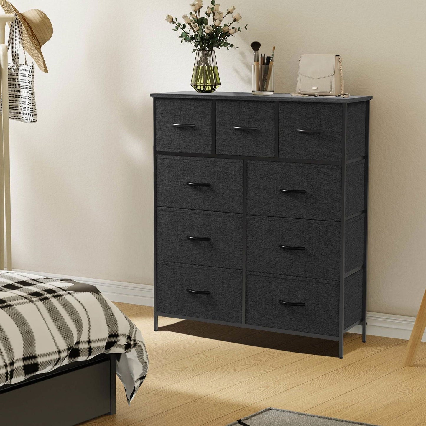 9 Drawer Combination Storage Fabric Cabinet