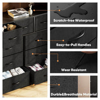 9 Drawer Combination Storage Fabric Cabinet