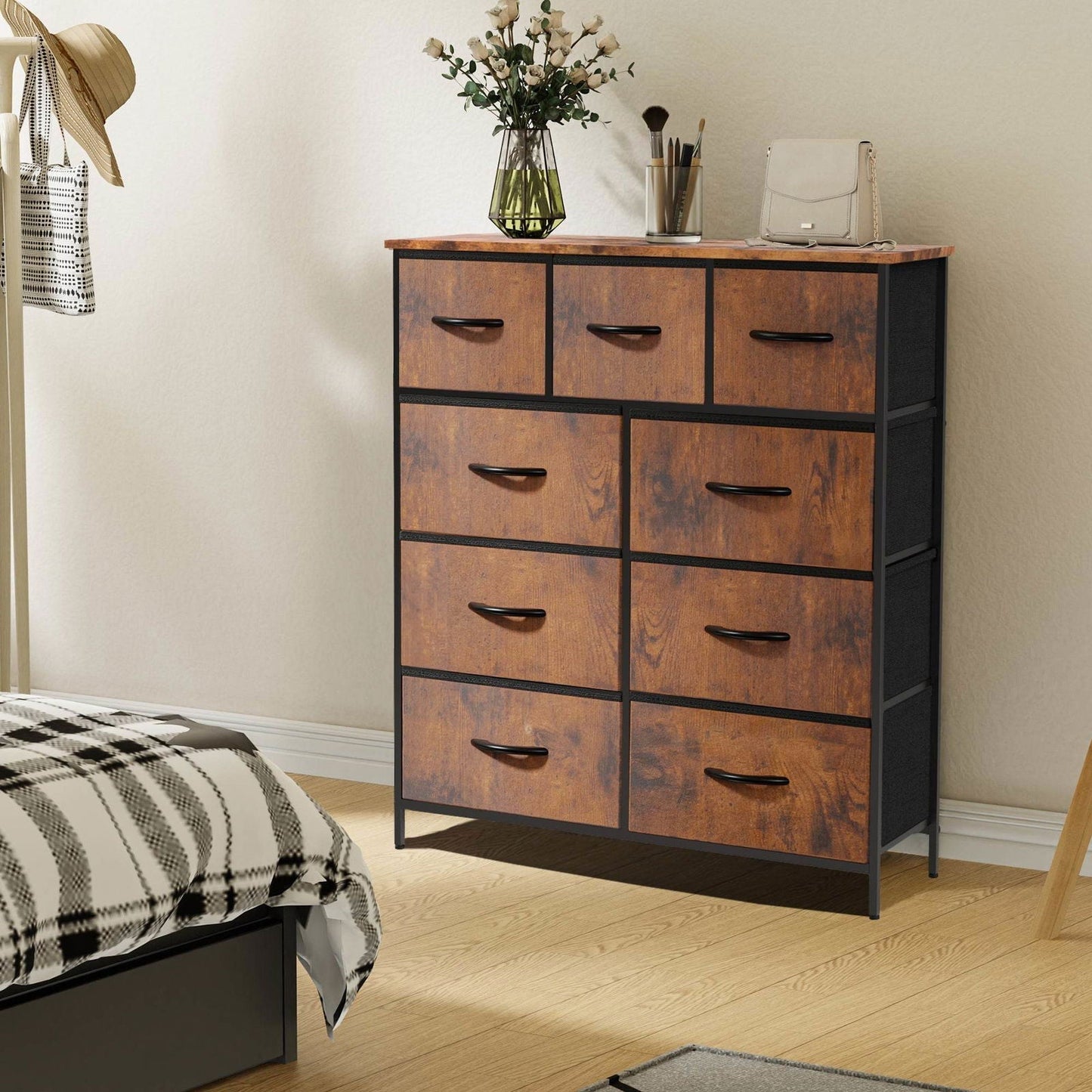 9 Drawer Combination Storage Fabric Cabinet