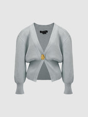 V-Neck Knitted Cardigan