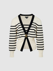 V-Neck Knitted Cardigan