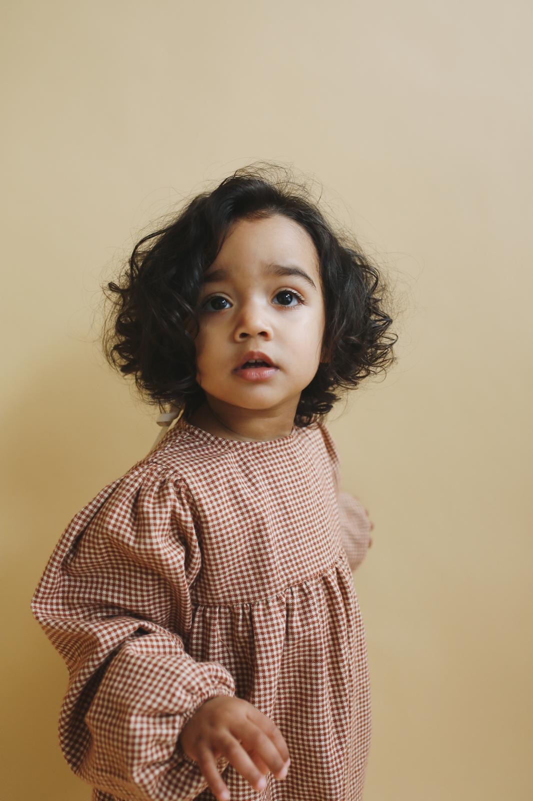 VICHY FLANNEL ROMPER