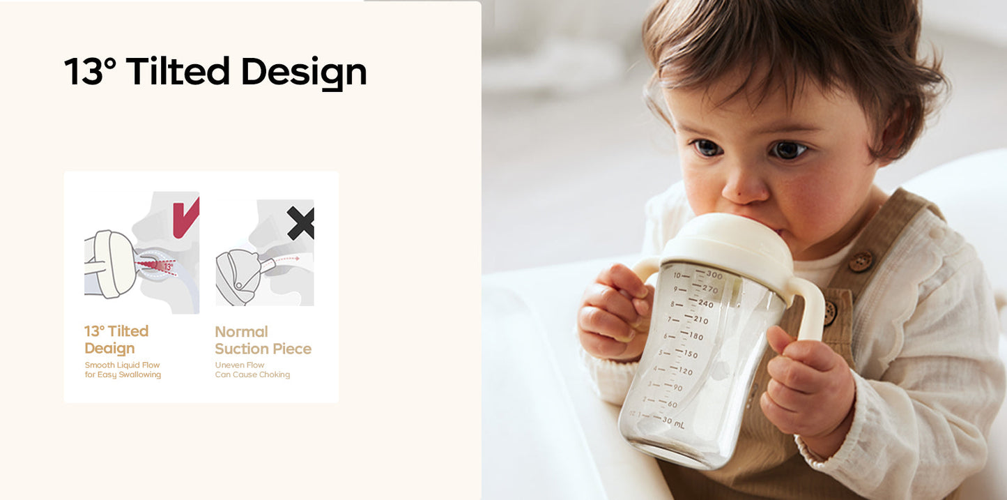 Tilted Anti-Spill Sippy Cup